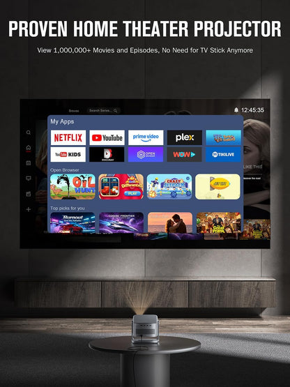 Unlock an Immersive Cinematic Experience with the VISSPL Smart 4K Projector