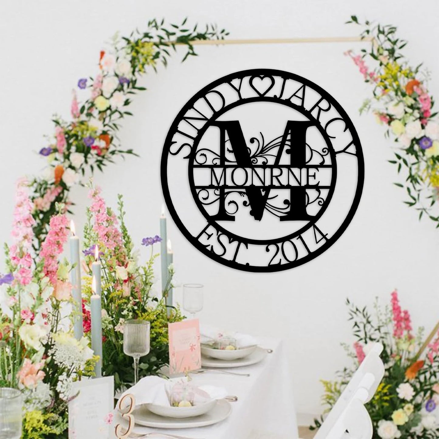 Personalisiertes Hirsch Metallschild für die Hütte | Individuelles Metallschild | Personalisierte Campingschilder | Hirschjäger-Geschenk | Individuelle Metallschilder für draußen | Individuelles Familiennamenschild | Hüttendekoration | Veranda-Schild