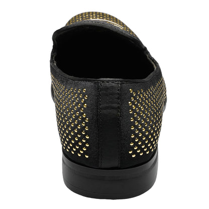 Stacy Adams Men's Swagger Studded Ornament Slip-on Driving Style Loafer