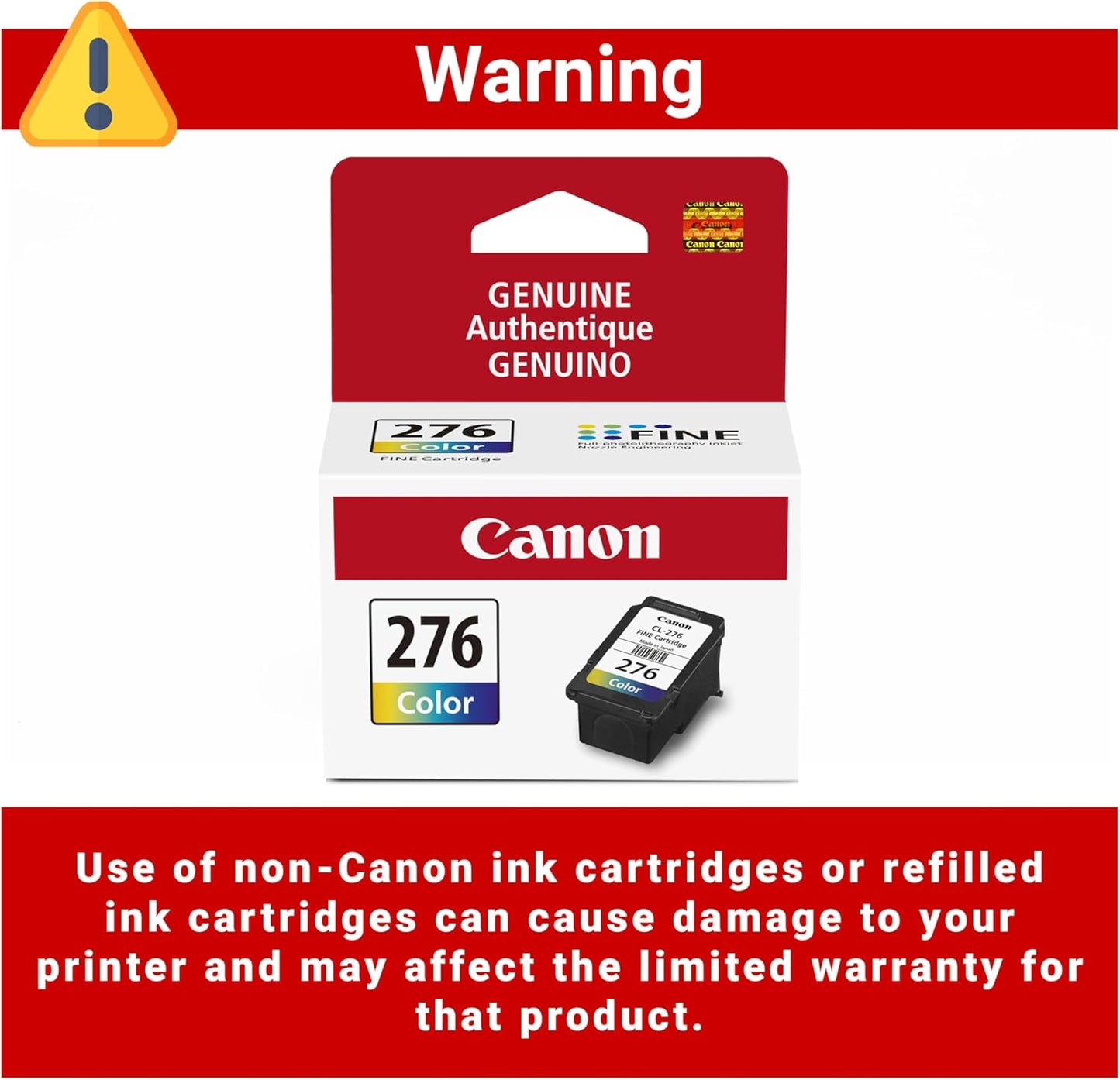 Canon Original Tintenpatronen PG-275 Schwarz (1 Stück), Original Canon Drucker Tinte für PIXMA TR4720 / TS3720 / TS3520 Serie Drucker