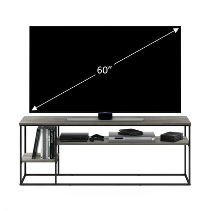 Furinno TOMI TV Stand, 5-Cube Entertainment Center with Open Shelf, Reversible TV Console, for Living Room, Bedroom, Home Office, Green