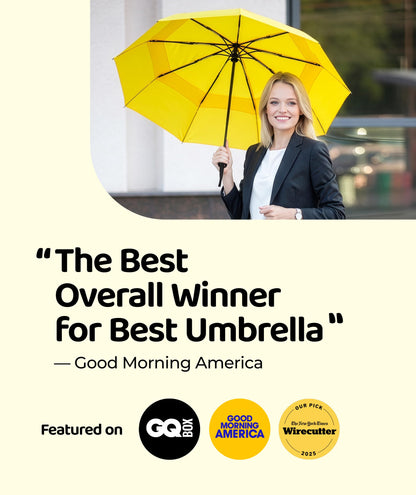 Repel Windproof Travel Umbrella - Compact & Withstands Winds up to 100MPH , Strongest Premium Auto Folding Umbrella for Rain and Sun - Durable, Light & Portable for Women & Men , Fits Backpack & Cars