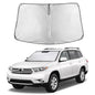 EcoNour Car Windshield Sunshade | Blocks 99% Heat & Keeps Interior Cool | Universal Fits Cars, SUVs, Trucks | Automotive Sun Screen, Visor & Car Accessories for Summer | Medium (64x32 Inches)