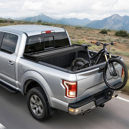 VEVOR Weiche aufrollbare Ladeflächenabdeckung, kompatibel mit 2019–2024 Dodge Ram 1500 Classic, 2003–2025 Ram 2500 3500, passend für 1,95 m (6 Fuß 4 Zoll/76 Zoll) Ladefläche, PVC-Abdeckung mit Aluminiumlegierungsstangen
