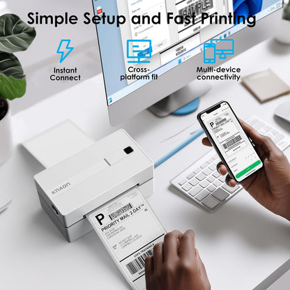 KNAON Bluetooth Thermal Shipping Label Printer Review