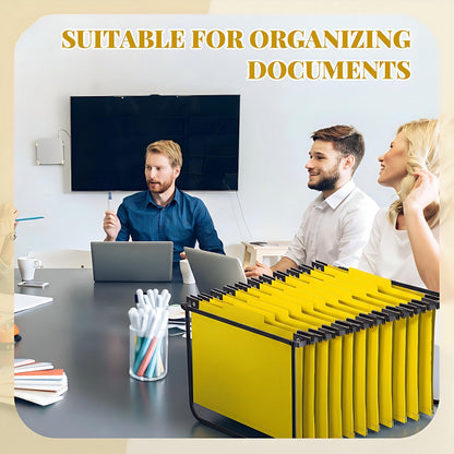 Henoyso 10 Pcs Hanging Classification File Folders, Letter Size Red Folders with 3 Pressboard Dividers, 8 Fasteners, 4 Inch Expansion, 1/3-cut Top Tab for Medical Records and File Cabinet Organizer