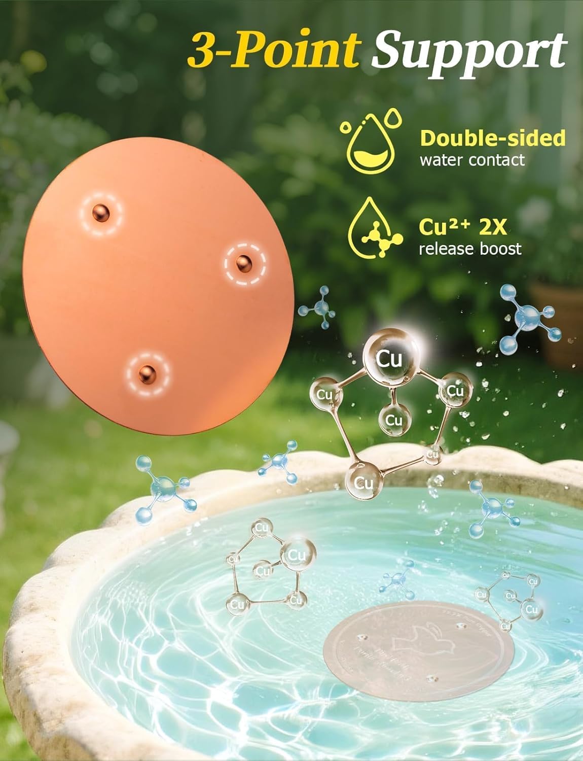 Mellbree Bird Bath Copper Disc: A Game-Changer for Clean Water