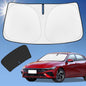 for Toyota Tacoma 2016-2023 2024 2025 2026 Sun Shade Sunshade Windshield Cover - 4 Layers Front Window Shade Custom Fit Tacoma 2Dr 4Dr Pickup Sun Visor 240T Shade Blocks UV Rays Car Accessories