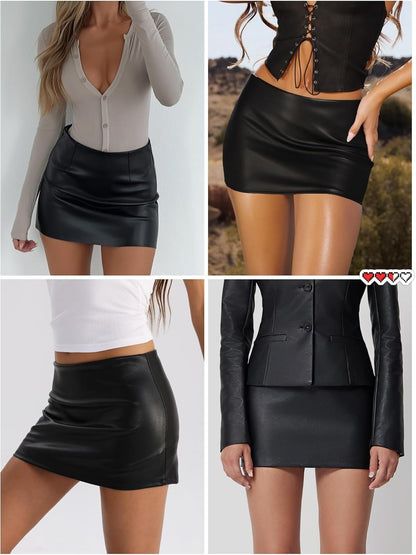 Danysu Dehnbare Mini Skorts Mid Waist Rock mit Shorts Seitenschlitz 2025 Sport Alltag Ausgeh-Outfits