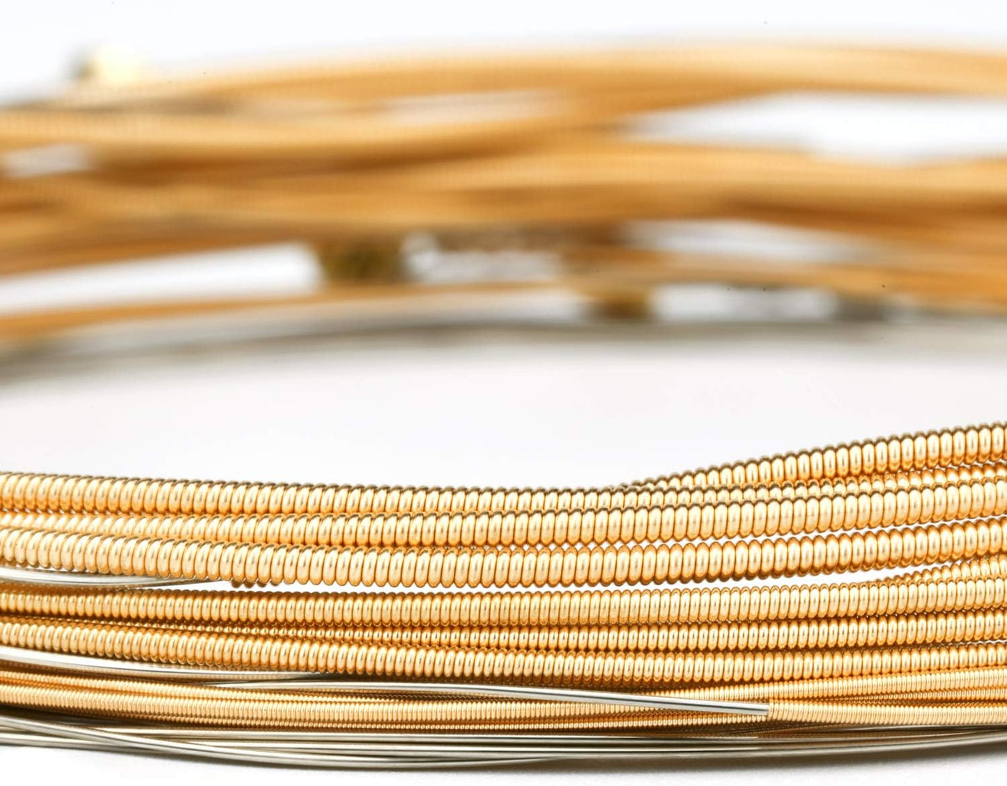 Donner Akustikgitarrensaiten, Leichte Akustikgitarrensaiten Phosphor Bronze Beschichtet 1 Satz mit 6 Sechskant-Stahlsaiten 11-50 DAS-20L