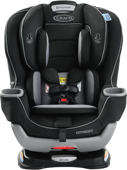 Graco Extend2Fit Kindersitz, 2-in-1 vorwärts- und rückwärtsgerichteter Babysitz, 1,8-30 kg (4-65 lb), Carter