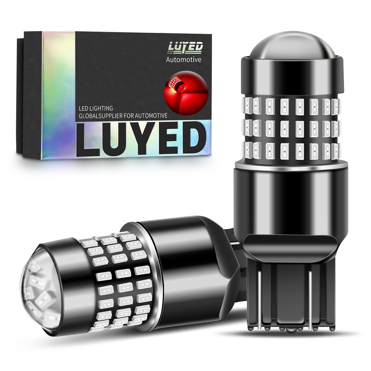 LUYED 3157 LED Bulbs Reverse Light Xenon White 1800 Lumens Super Bright 78 SMD 3056 3156 3057 4157 LED Bulbs,Used for Back Up Reverse Lights,Brake Lights,Tail Lights,Turn Signal Lights,Pack of 2