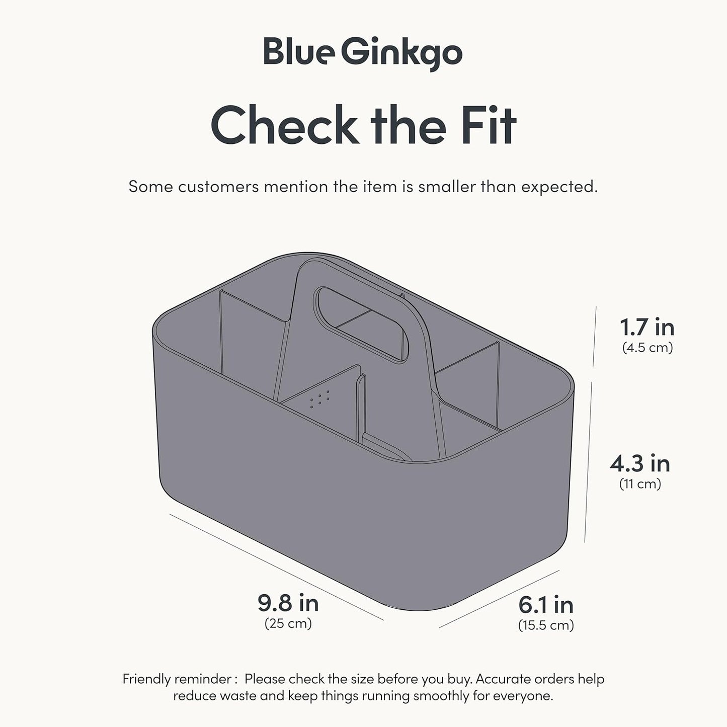 BLUE GINKGO Stackable Organizer Caddy Review