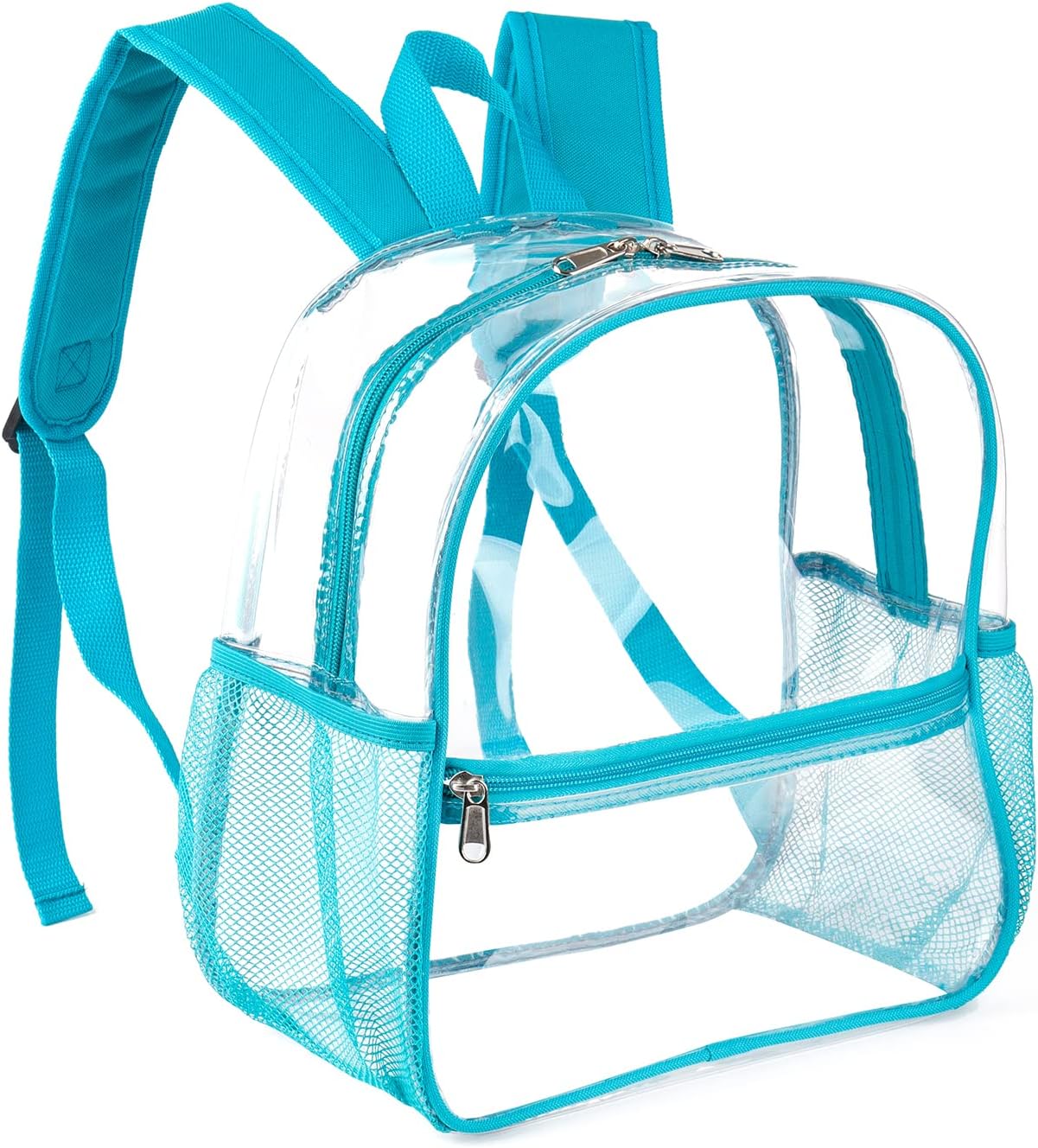 Mini Transparenter Rucksack 12x12x6 Stadion Zugelassener Plastik-Rucksack