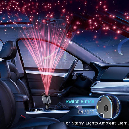 4-in-1 einziehbarer Auto-Ladegerät mit Sternenlicht, 69W USB-C Schnell-Ladegerät, für iPhone 17/16/15/14/13/12/11, Android, Pixel, Zigarettenanzünder-Ladegerät (Lightning+USB-C (Regular))
