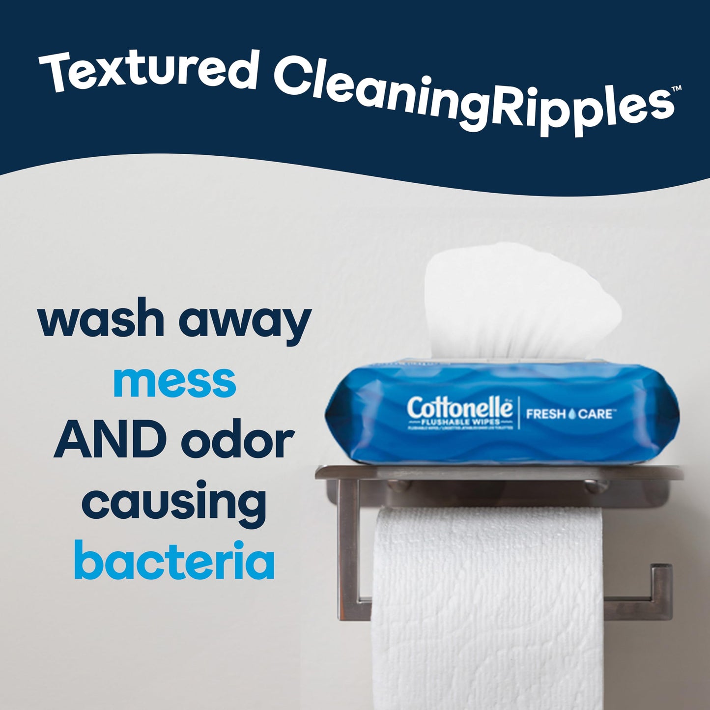 Cottonelle Fresh Care Feuchte Toilettentücher, Erfrischungstücher für Erwachsene, 4 Spenderboxen, 42 Tücher pro Box (insgesamt 168 Tücher), Verpackung kann variieren