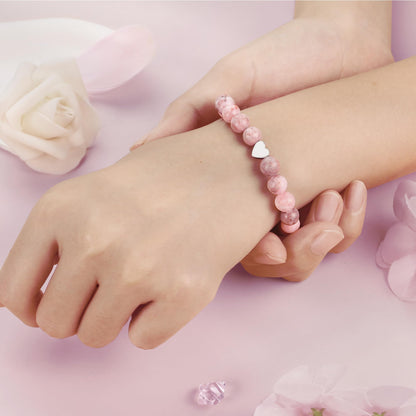 Sereney 5 Jahre altes Mädchen Geburtstagsgeschenkideen, verstellbares rosa-weißes Perlenarmband als Fünf-Jahres-5-Jahre-altes 5. Geburtstagsgeschenk für Teenager-Mädchen, Tochter, Nichte, Enkelin