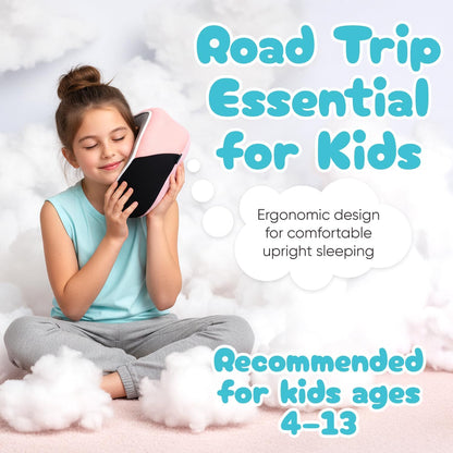 Proglobe Orthopädisches Nackenkissen Reise-Nackenkissen für Flugzeuge, Memory Foam Kit, aktualisiertes Ruhematerial, Flugreise-Set mit 3D-konturierter Augenmaske, Ohrstöpseln und luxuriösem Netzbeutel (Grau)