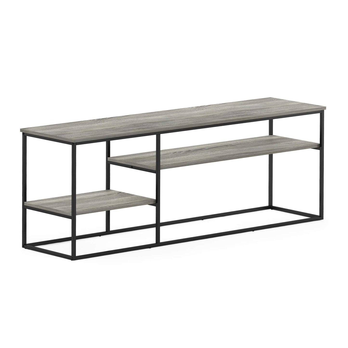Furinno TOMI TV Stand, 5-Cube Entertainment Center with Open Shelf, Reversible TV Console, for Living Room, Bedroom, Home Office, Green
