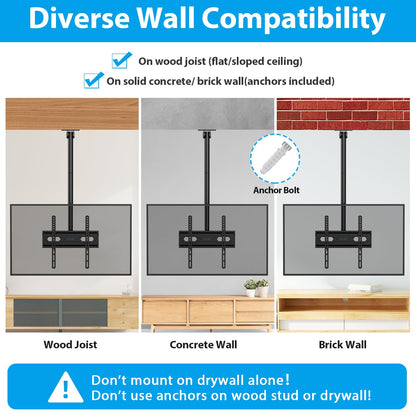 USX STAR Corner TV Wall Mount Long Arm TV Mount Bracket for 37-84 Inch TVs, Full Motion TVs Wall Mounts with 32” Articulating Arms Extension & Tilt & Swivel, Max VESA 600x400mm, Holds up to 100 lbs