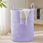 Woven Rope Laundry Hamper Basket by YOUDENOVA, 72L Tall Luandry Basket, Baby Nursery Hamper for Blanket Storage in Bedroom-Large-Jute