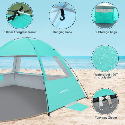 Venustas Beach Tent Sun Shelter: A Game-Changer for Outdoor Enthusiasts