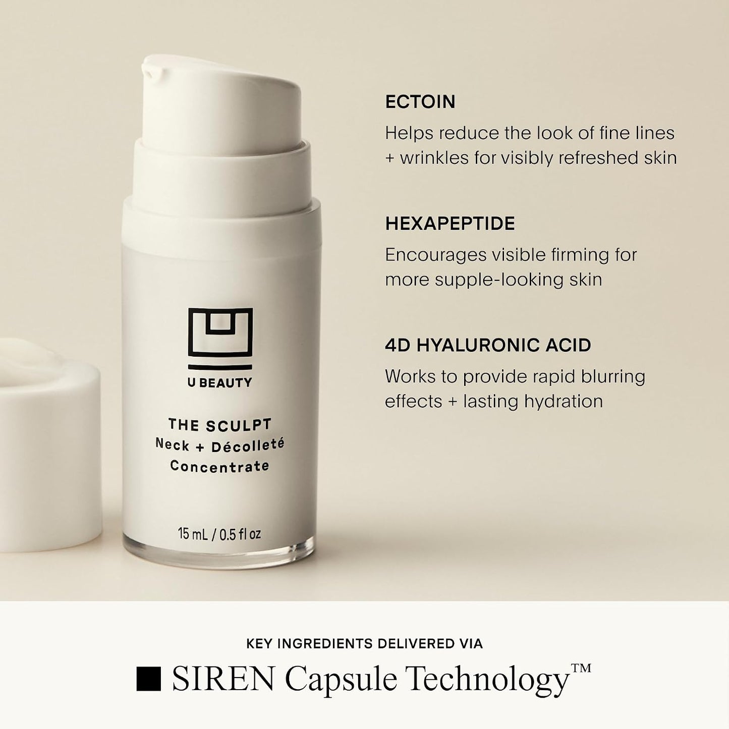 U Beauty The SCULPT Neck + Décolleté Concentrate