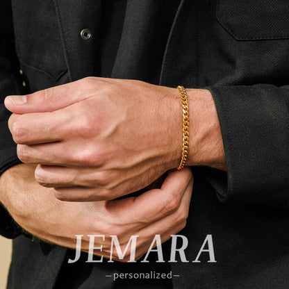3 Stück Herren Silber Armbänder, robustes Curb Edelstahl Breite Schlangenkette Figaro Cuban Armband Set 7/7.8+1.2 Zoll verstellbares Stapel-Silberkettenarmband für Männer