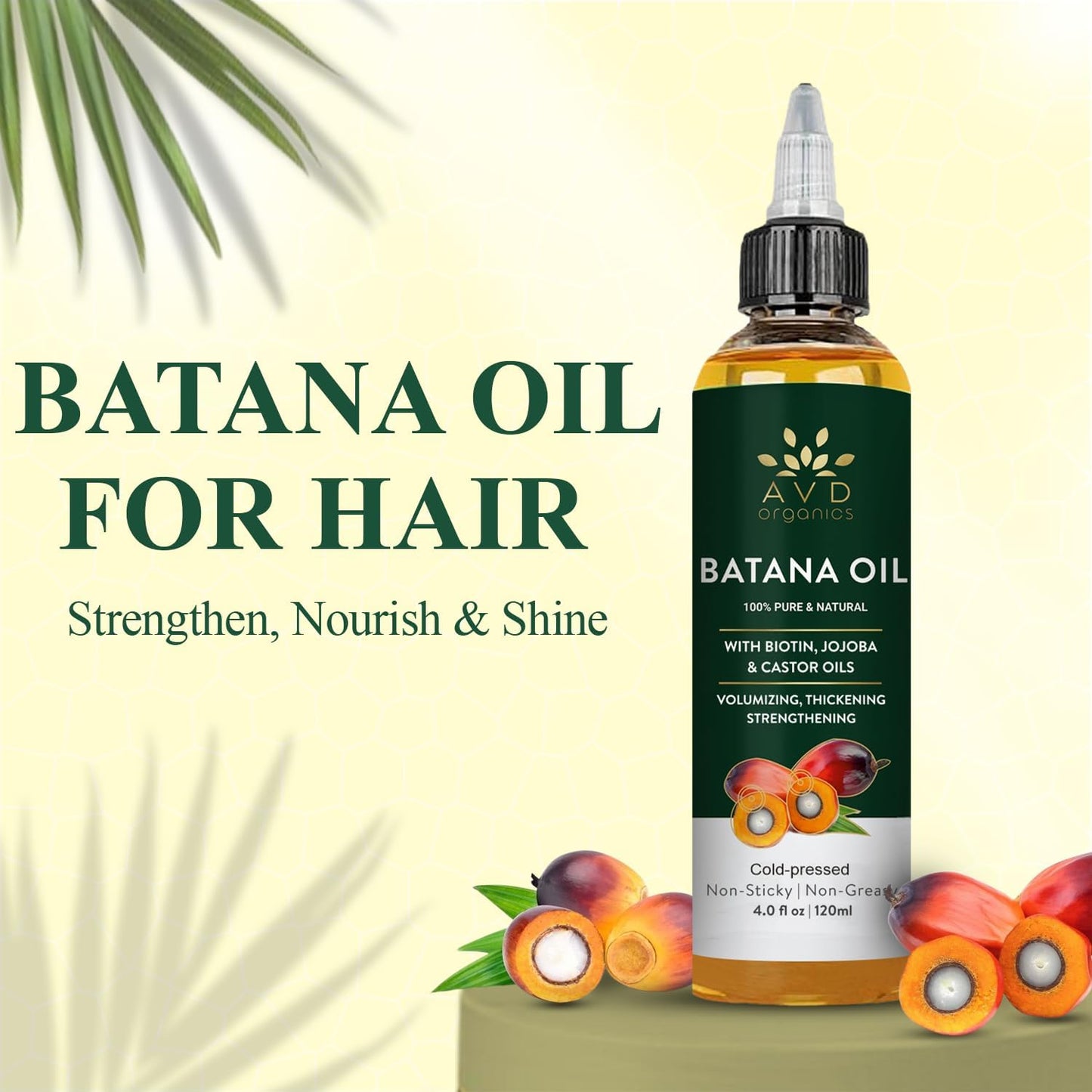 AVD Organics Rosmarinöl für Haarwachstum & Kopfhaut | Mit Biotin angereichert | Haarstärkend, pflegend und voluminös | Mit Jojoba- & Rizinusöl angereichert | GVO-frei 120ml