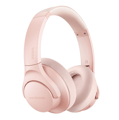 Soundcore Anker Life Q20 Hybrid Active Noise Cancelling Headphones, Wireless Over Ear Bluetooth Headphones, 60H Playtime, Hi-Res Audio, Deep Bass, Memory Foam Ear Cups, Travel, Office, USB-C Charging