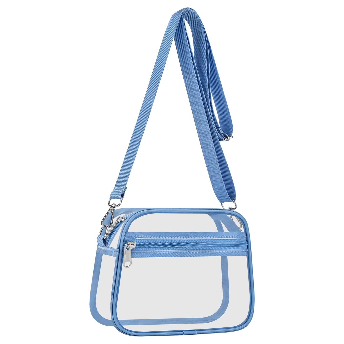Clear Bag for Stadium Events Clear Sports Fan Handbags Purses with Adjustbale Strap for Concerts Festivals Game Day