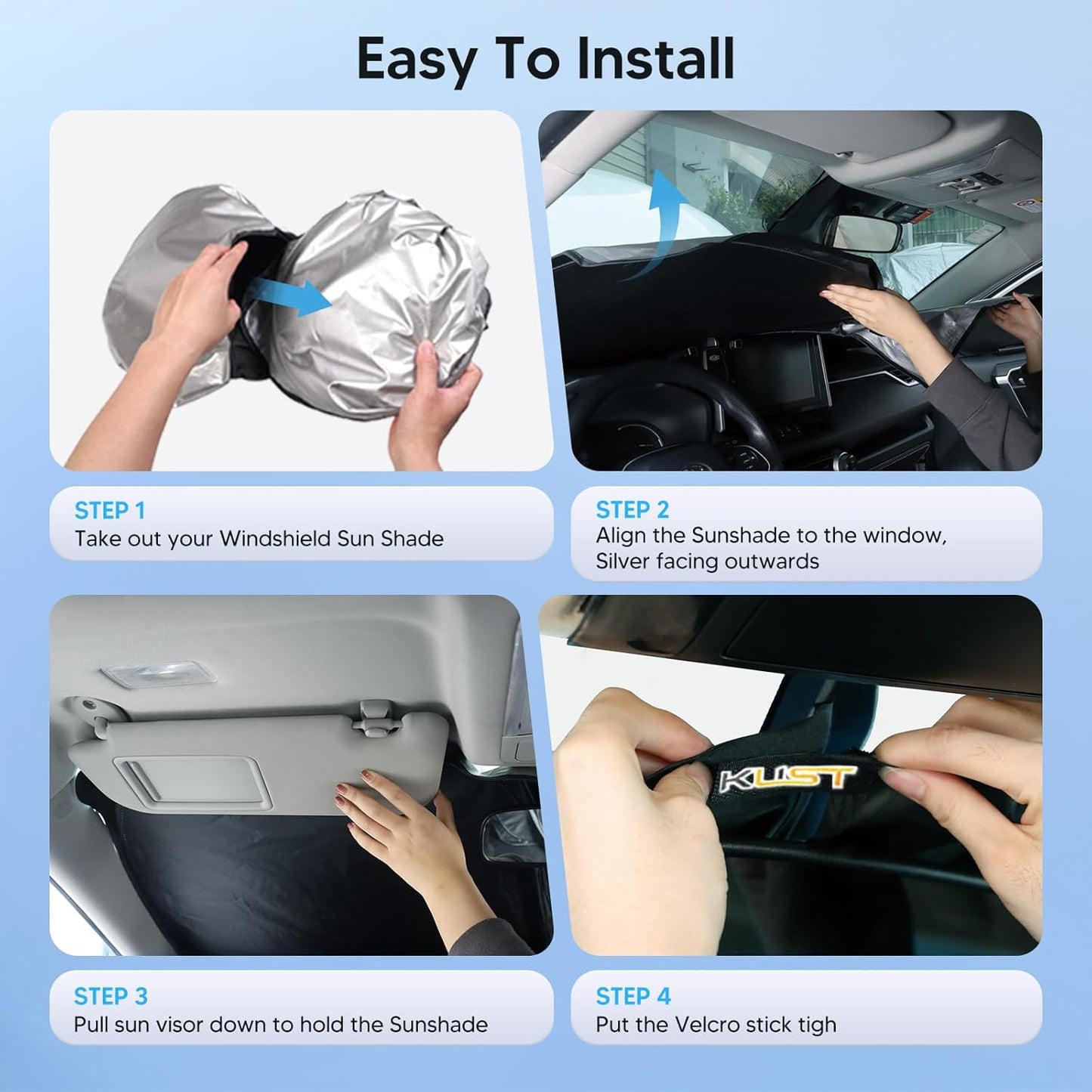 KUST Windshield Sun Shade for Tesla Model Y/Model 3: A Game-Changer for Your Daily Drive