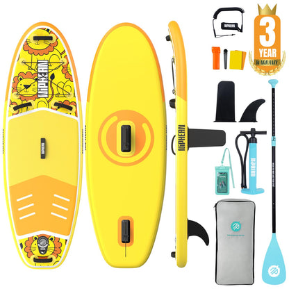 Niphean（Ultra-Light） Inflatable Paddle Board with StabilTrac Fin and Durable SUP Accessories, 10' Stand Up Paddle Boards for Adults & Youth, Versatile Yoga Paddle Board, Gift Ideas