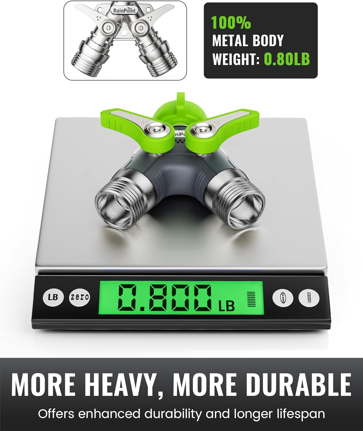 RAINPOINT Garden Hose Splitter: A Heavy-Duty Solution for Your Outdoor Needs