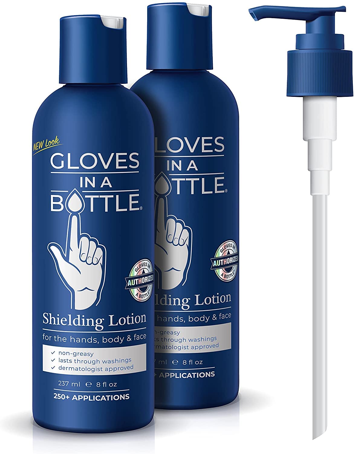 Gloves In A Bottle Shielding Lotion for Dry Itchy Skin, 8 ounce (12 Pack)