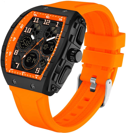 Watches for Men Relojes Para Hombres White Mens Sport Watch Waterproof