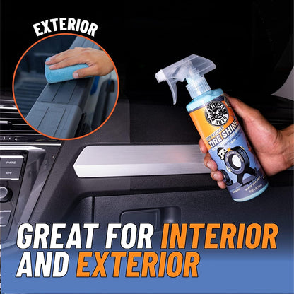 Chemical Guys Tire Kicker Sprayable Extra Glossy Reifenglanz (Wirkt auf Gummi, Vinyl & Kunststoff), Ideal für Autos, LKWs, SUVs, Motorräder, Wohnmobile & Mehr, 473 ml