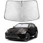 EcoNour Car Windshield Sunshade | Blocks 99% Heat & Keeps Interior Cool | Universal Fits Cars, SUVs, Trucks | Automotive Sun Screen, Visor & Car Accessories for Summer | Medium (64x32 Inches)
