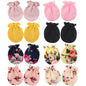 8 Pairs: Print+solid Color a