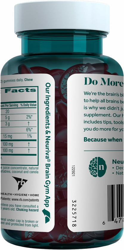 Neuriva Neuriva Brain Performance - Original Gummies 12/50 Ct., Strawberry, 50 Count