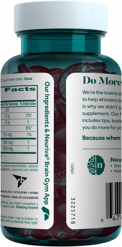 Neuriva Neuriva Brain Performance - Original Gummies 12/50 Ct., Strawberry, 50 Count