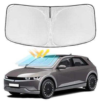 for Toyota Tacoma 2016-2023 2024 2025 2026 Sun Shade Sunshade Windshield Cover - 4 Layers Front Window Shade Custom Fit Tacoma 2Dr 4Dr Pickup Sun Visor 240T Shade Blocks UV Rays Car Accessories