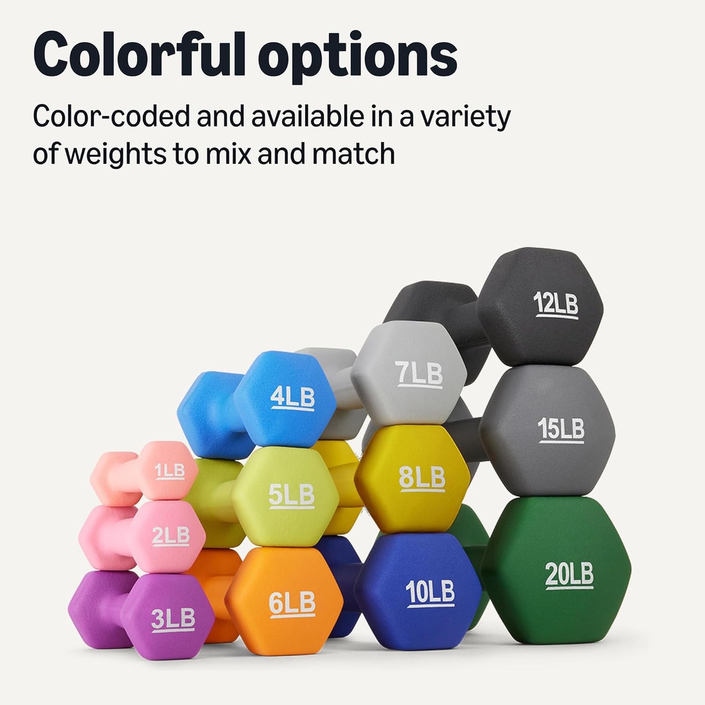Amazon Basics Neopren-Hanteln