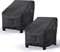 Patio Chair Covers for Outdoor Furniture Waterproof 2 Pack, Lawn Chair Covers 600D Heavy Duty Oxford Cloth, Large Covers for Lounge Lawn Deep Seat 38" W x 31" D x 29" H-Brown