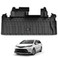 3W Floor Mats for Toyota Tacoma 2024 2025 2026 Double Cab Auto Tran(Not Fit Hybrid & XtraCab), TPE All Weather Custom Fit Floor Liner for Tacoma TRD/SR/SR5/limited Car Liners.