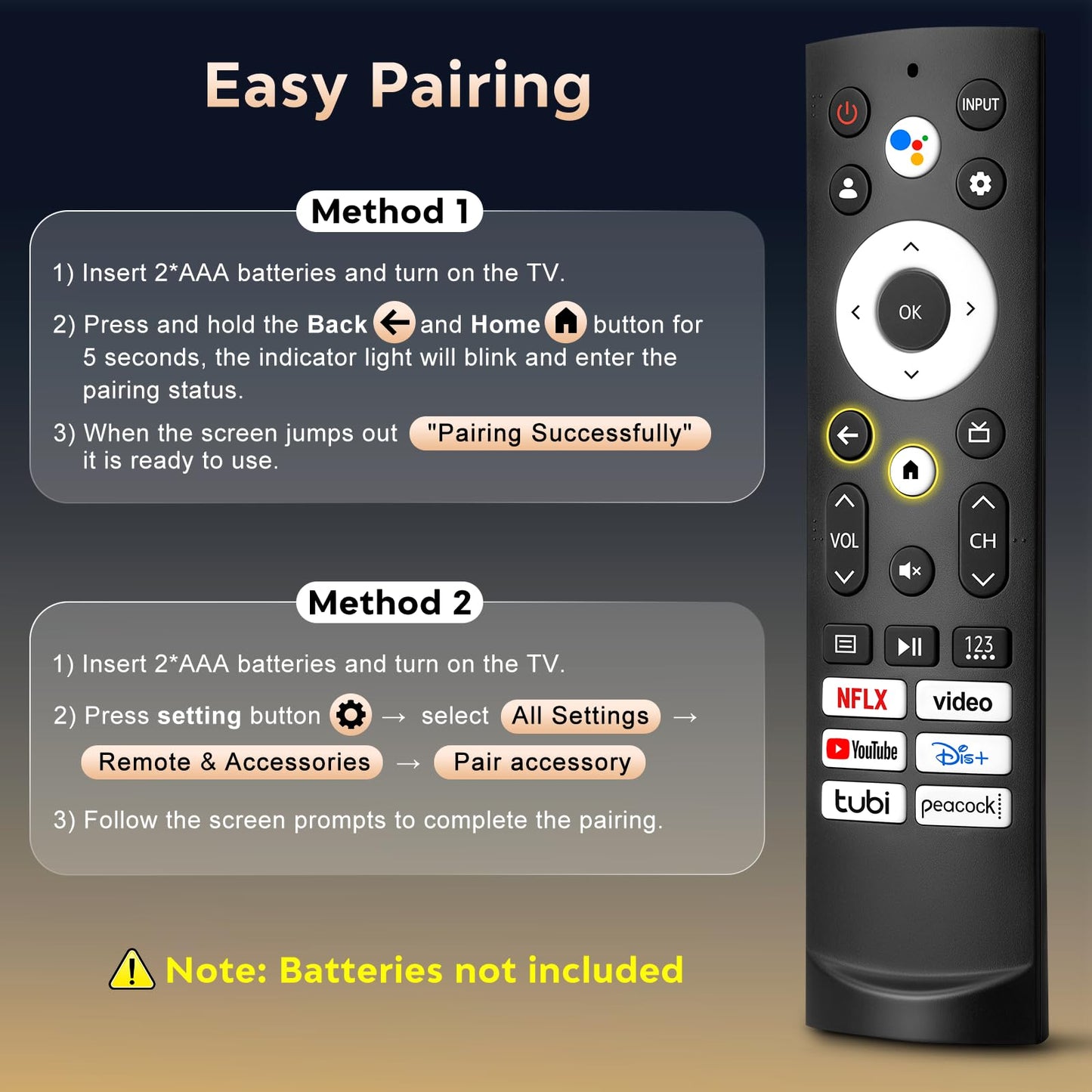 Magic Remote for LG-Smart-TV-Remote-Control-Replacement with Pointer and Voice Function,Compatible with LG 2021/2022/2023/2024 UHD OLED QNED NanoCell 4K 8K Smart TV