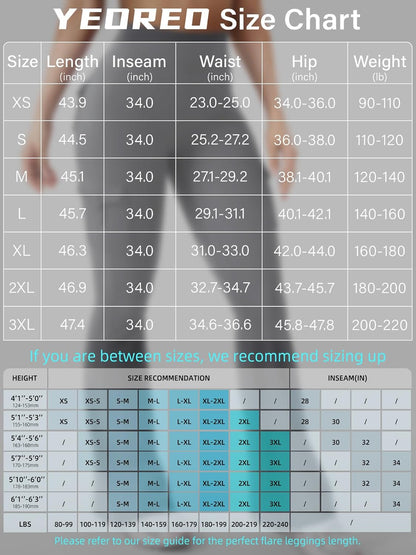 YEOREO CoreFlex Damen Workout Schlaghose Leggings mit Taschen Versteckter Scrunch High Waist Cargo Gym Yoga Leggings ohne Vorderseite