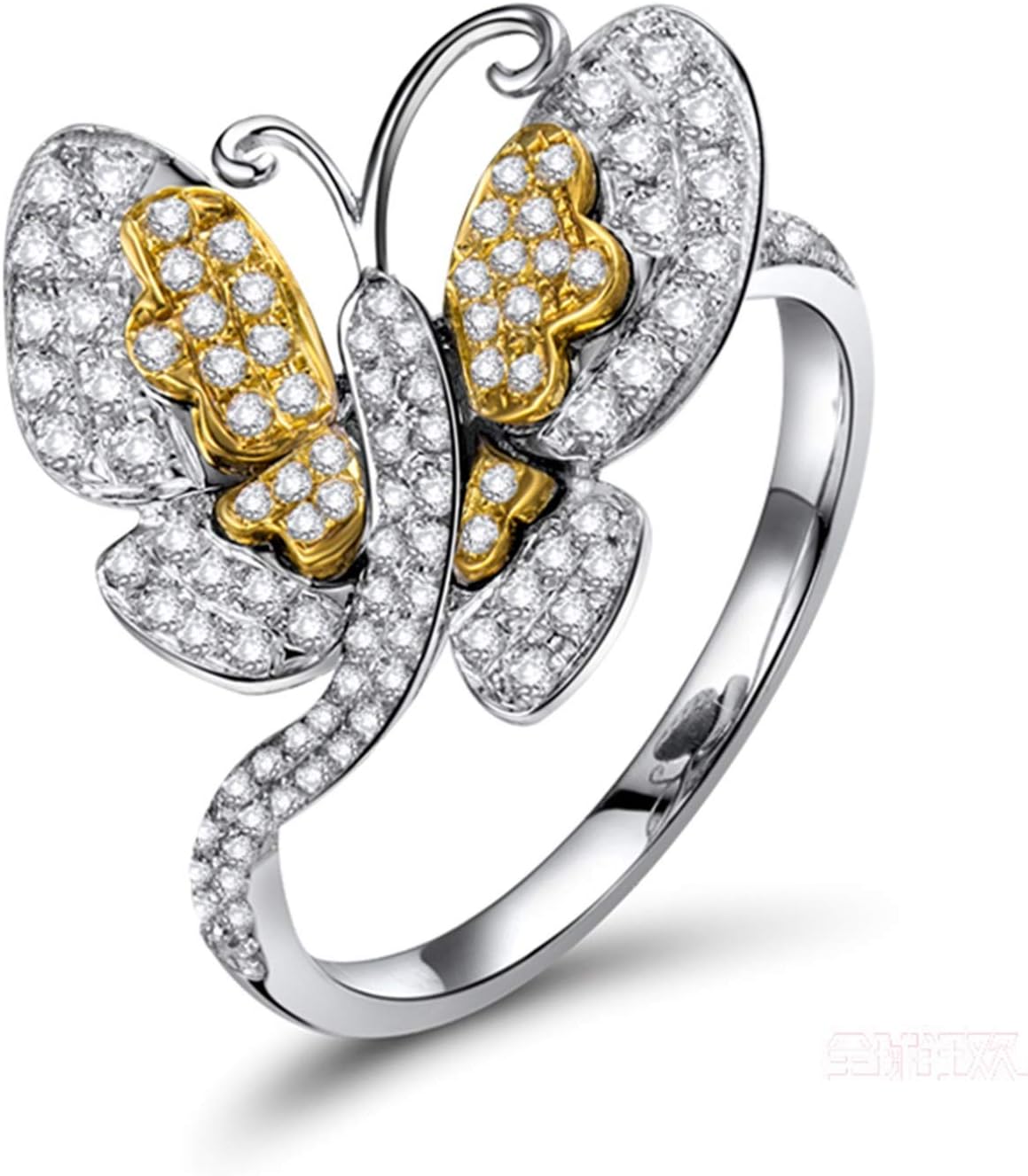 Womens's Wedding Rings, 0.5ct Cz Diamond Rings for Womens White Gold Ring for Girlfriend Gifts