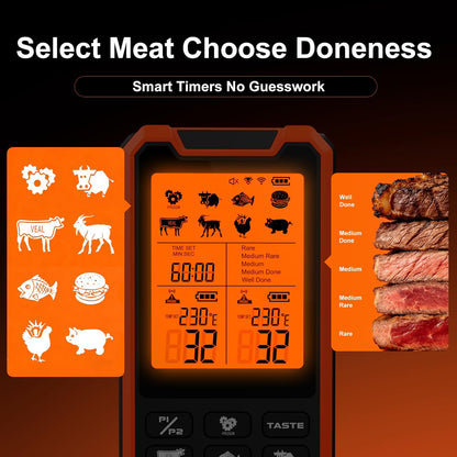 HOPEPOP Wireless Meat Thermometer Digital - A Game-Changer for Grill Masters