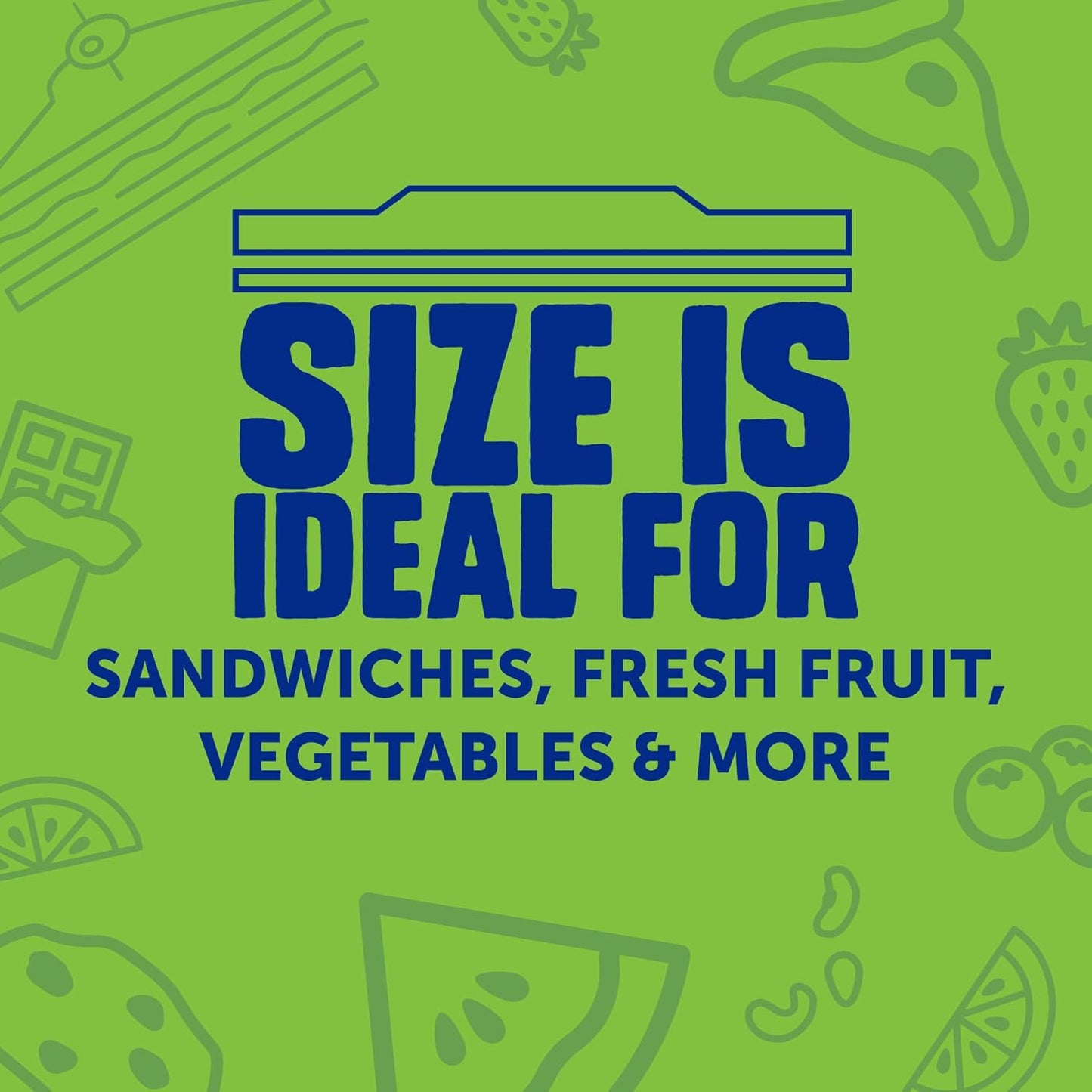 Bolsas Ziploc para sándwiches para frescura en movimiento, tecnología Grip 'n Seal para un agarre, apertura y cierre más fáciles, 90 unidades